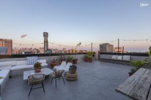 Espai Granada, stylish urban rooftop venue for events in Barcelona.
